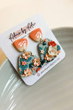 Summer Floral Earrings - Fan